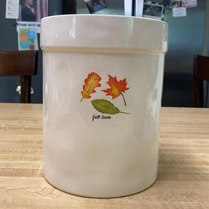 Rae Dunn Fall leaves watercolor Utensil crock 🍂🍁